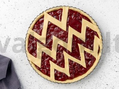 Vyšnių pyragas iš serialo „Twin Peaks“ Žingsnis 7