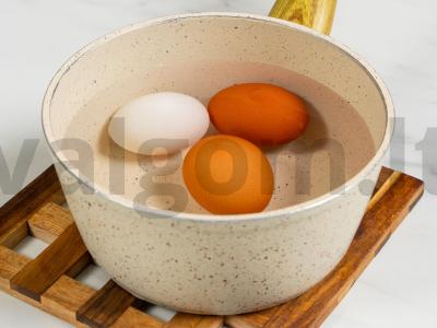 Olivje su šviežiu agurku Žingsnis 2