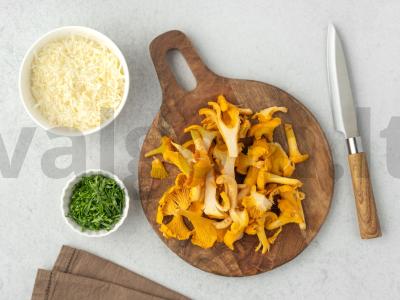 Omletas su voveraitėmis Žingsnis 1