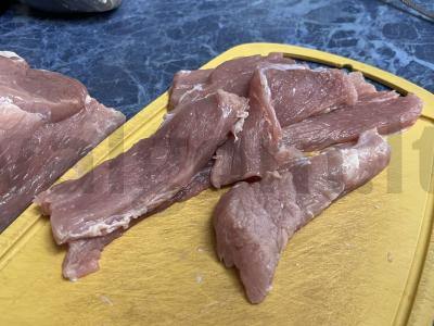 Švelnūs kiaulienos kepsniai Žingsnis 2