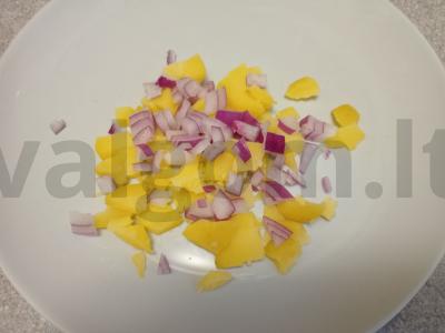 Salotas „Gruzdianka“ Žingsnis 2