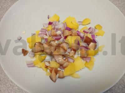 Salotas „Gruzdianka“ Žingsnis 4