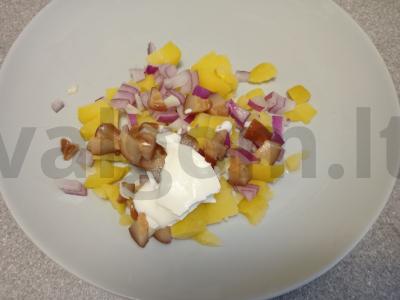 Salotas „Gruzdianka“ Žingsnis 5