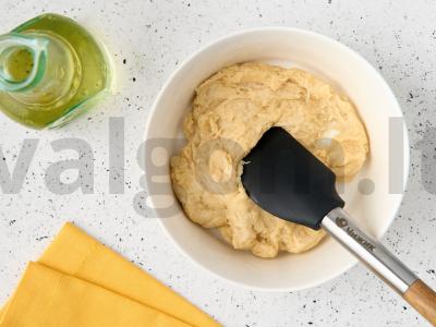 Vegetariški rageliai su džemu Žingsnis 1