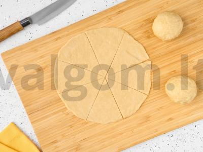 Vegetariški rageliai su džemu Žingsnis 3