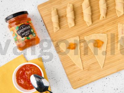 Vegetariški rageliai su džemu Žingsnis 4