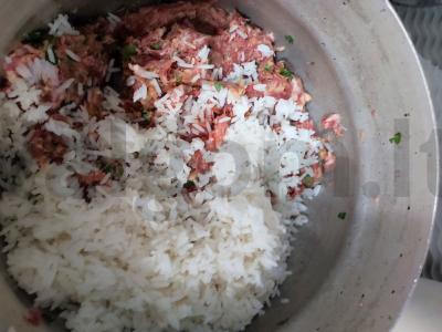 Jautienos dolma su grietinės ir česnako padažu Žingsnis 2