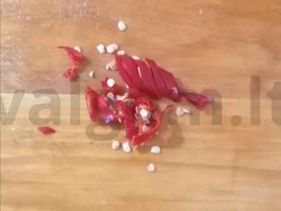 Marinuoti pomidorai su alyvuogėmis Žingsnis 5