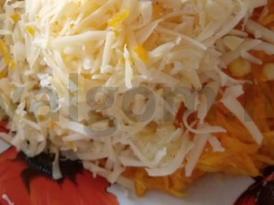 Salotas su šviežia moliūgu „Ryškus“ Žingsnis 3