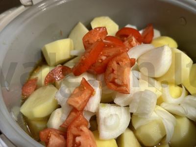 Troškinta bulvė su elniena lėtoje viryklėje Žingsnis 11