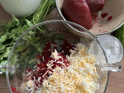 Donosko šaltas sriuba su ajranu Žingsnis 1