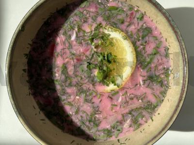 Donosko šaltas sriuba su ajranu pagrindine nuotrauka