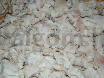 Vištienos krūtinėlės, bulvių ir marinuotų agurkų salotas Žingsnis 5