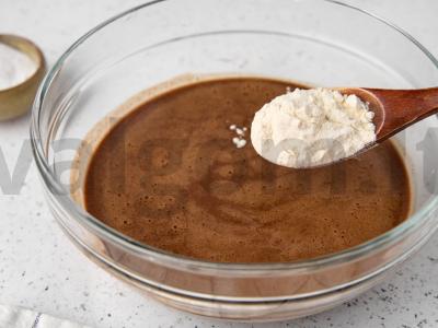 Šokoladinis pyragas su alumi Žingsnis 5