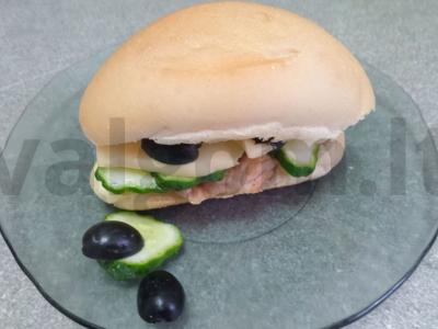 Kiaulienos ir garstyčių burgeris pagrindine nuotrauka