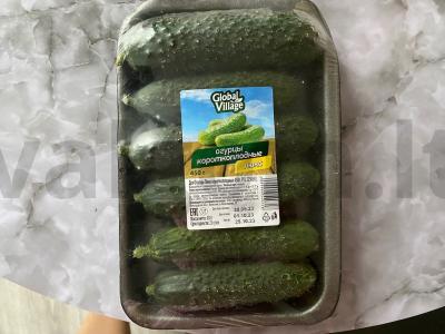 PP salotas su agurkais ir krevetėmis Žingsnis 5