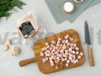 Makaronai su karbonaidu česnako padaže Žingsnis 2