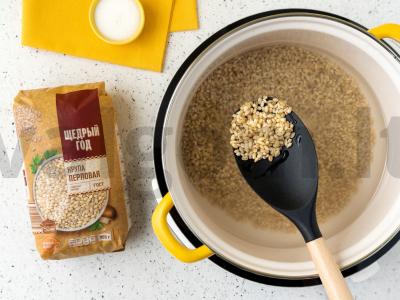 Klasikinė perlinė košė Žingsnis 1