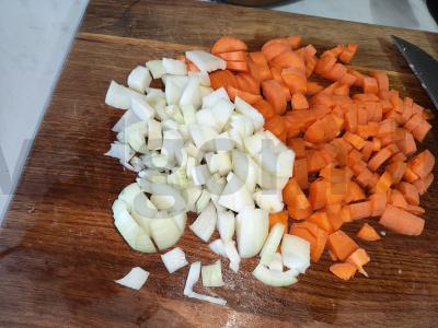 Ryžiai su vištienos filė Žingsnis 2