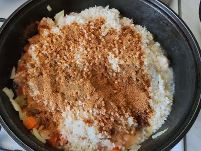 Ryžiai su vištienos filė Žingsnis 3