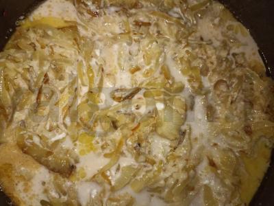 Kalakutų eskalopas su grietinės padažu Žingsnis 9