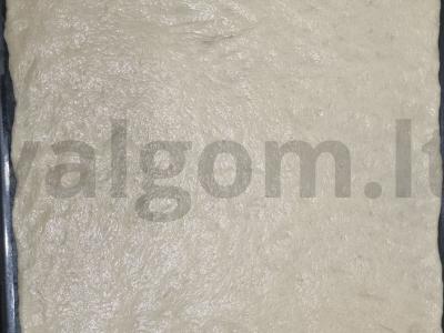 Namų pica ant pūkuoto tešlos Žingsnis 5