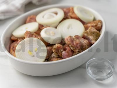 Kiaulienos šašlykas Žingsnis 3