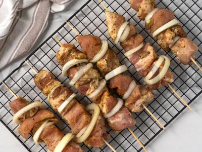 Kiaulienos šašlykas Žingsnis 4