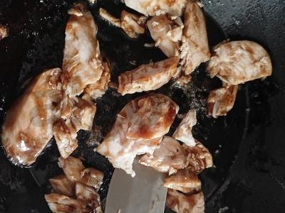 Grikių makaronai su rukola ir vištiena Žingsnis 4