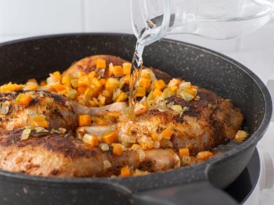 Vištienos šlaunelė su prieskonių mišiniu Žingsnis 5