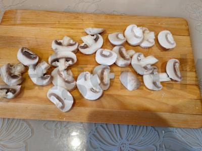 Keptas mėsa su grybais Žingsnis 5