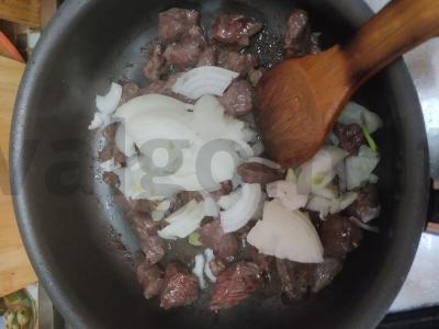 Troškinta jautiena su meksikietiška mišraine vakarienei Žingsnis 2