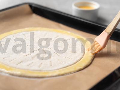 Atviras pyragas su grietinėle ir grybais Žingsnis 7