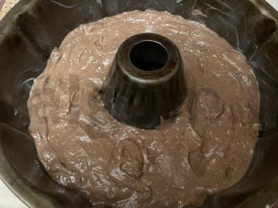 Raisinų ir riešutų keksiukas Žingsnis 5