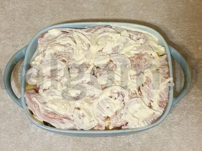 Mėsa namuose, kepta su bulvėmis Žingsnis 6