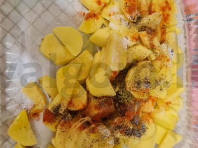 Aromatinga kalakutienos blauzda ant bulvių pagalvėlės Žingsnis 5