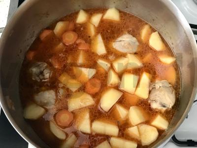 Vištienos ir daržovių sriuba-sos Žingsnis 5