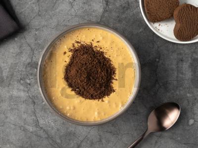 Namų ledai su kondensuotu pienu ir sausainiais Žingsnis 3