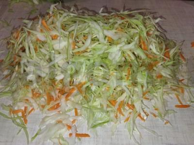 Marinuota kopūstai su actu Žingsnis 3