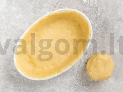 Krostata su rikota ir šokolado trupiniais Žingsnis 5