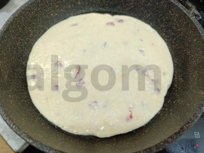 Varškės paplotėlis su pomidoru Žingsnis 6