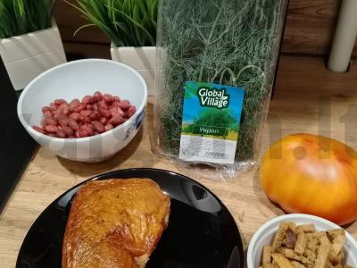 Salotas „Minutė“ Žingsnis 1