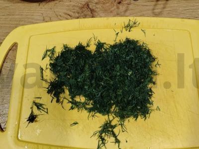 Salotas „Minutė“ Žingsnis 2