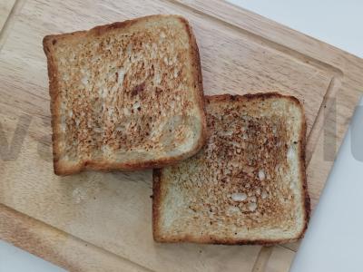 Tostai su bananais ir kiviais Žingsnis 2