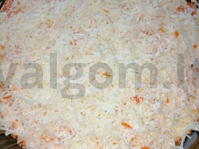 Salotas „Silkė po kailiu“ be žaliojo svogūno Žingsnis 5