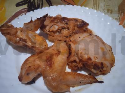 Vištiena pomidorų, česnako ir pipirų marinate Žingsnis 4