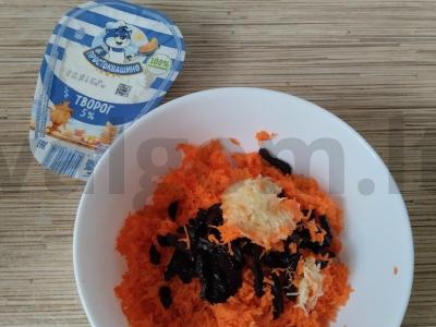 Morkų salotos su varške Žingsnis 3