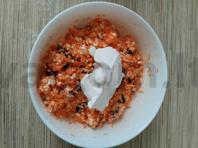 Morkų salotos su varške Žingsnis 5