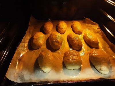 Pyragėliai su porų žolelėmis Žingsnis 4