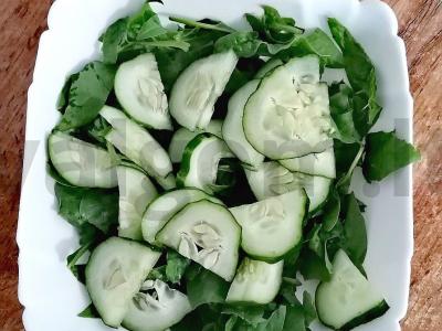 Vitaminų salotas su špinatais Žingsnis 3